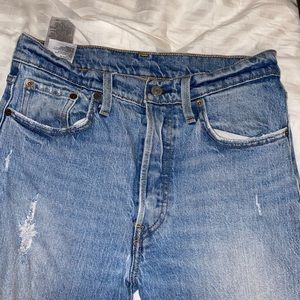 Levi’s high waisted 501 jean